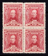 Australia 1930 Sturt Explorer 11/2d Block Of 4 MNH - See Notes - Nuevos