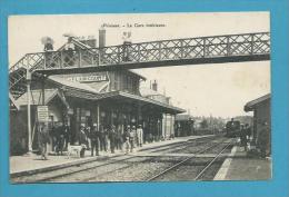 CPA Chemin De Fer - Arrivée Du Train En Gare De PERONNE-FLAMICOURT 80 - Peronne