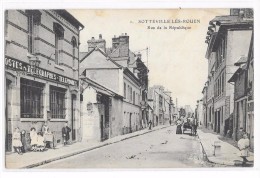 Cpa De SOTTEVILLE-   (seine-inf)   Rue De La République - Sotteville Les Rouen