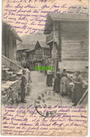 Carte Postale Ancienne De SUISSE – SALVAN – RUE DES MILLIONNAIRES - Salvan