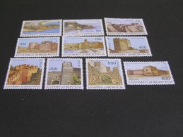 GREECE 1998 Greek Castles [part I I ] SET MNH; - Unused Stamps