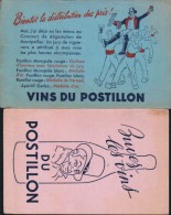 6 BUVARDS-VINS DU POSTILLON. - Schnaps & Bier