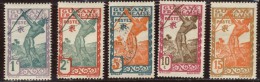 Guyane - Oblitéré - Charnière  Y&T 1929 N°109 - 110 - 112 - 113 - 114 - Usados