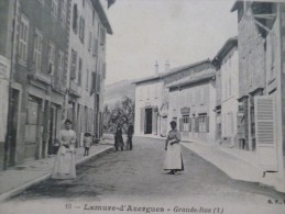 CPA Rhône Lamure Sur Azergues Grande Rue - Lamure Sur Azergues