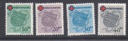 WURTEMBERG - Série  N° 38 / 41 ** Neuf Sans Charnière - Cote : 200 € - Wurtemberg