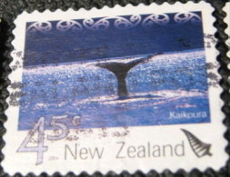 New Zealand 2004 Tourist Attractions Kaikoura Whale Watching 45c - Used - Oblitérés