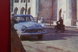 Uzbekistan, Bukhara City Centre - . OLD  PC 1960s  (WITH Taxi CAR) - Taxis & Fiacres