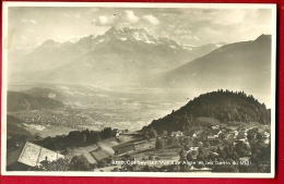 EZD-03 Corbeyrier Sur Aigle Et Les Dents Du Midi, VAllée Du Rhône.  Non Circulé - Aigle