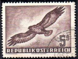 AUSTRIA / OESTERREICH 1953. 5 Shillings Bird Of Prey (Hawk), Very Fine Used - Sonstige & Ohne Zuordnung