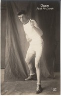 French Boxer Oger Middle Weight Boxing C1920s Vintage Real Photo Postcard - Boksen