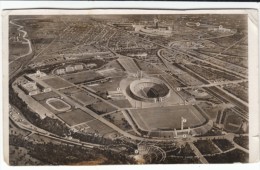 1936 Berlin Olympics Aerial View Stadium Event Locations, C1930s Vintage Real Photo Postcard - Olympic Games