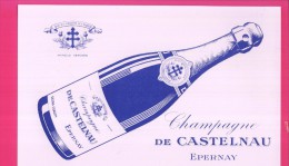 B151 - BUVARD -  CHAMPAGNE DE CASTELNAU - EPERNAY - Liqueur & Bière