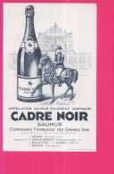 B168 - BUVARD - CADRE NOIR - SAUMUR - Compagnie Française Des Vins Mousseux Naturels - Liqueur & Bière