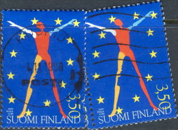 Finlande  1999. ~ YT 1449 Par 2 - Finlande. Présidente Union Européenne - Oblitérés
