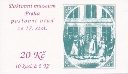 Czech Rep. / Stamps Booklet (1994) 0013 ZS 5 City Usti Nad Labem (church) Postal Museum; Post Office; POSTFAX (J3724) - Ungebraucht