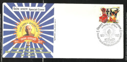 INDIA, 2011, SPECIAL COVER,  GUJPEX,  Thought Transformation,Shantikunj Haridwar,  Vadodara  Cancelled - Lettres & Documents