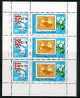 HUNGARY-1978.Sheetlet - CAPEX ´78 (Flower Trillium) MNH!  Mi:3293 - Unused Stamps
