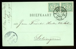 HANDGESCHREVEN BRIEFKAART Uit 1901 Van ALMELO Naar SOLINGEN  (9837j) - Cartas & Documentos