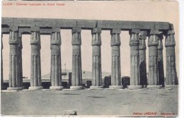 Cpa  LUXOR Colonnes Hypostyles Du Grand Temple - Luxor