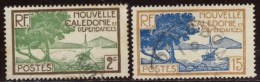 Nouvelle-Calédonie - Neuf - Charnière  Y&T 1928  N° 140 Et 144  Baie Des Palétuviers  2c Et 15c - Used Stamps