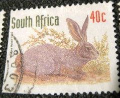 South Africa 1997 Rabbit Bunolagus Monticularis 40c - Used - Gebruikt