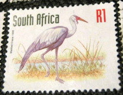 South Africa 1997 Bugeranus Carunculatus Crane Bird 1r - Used - Gebruikt