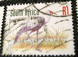 South Africa 1997 Bugeranus Carunculatus Crane Bird 1r - Used - Gebruikt