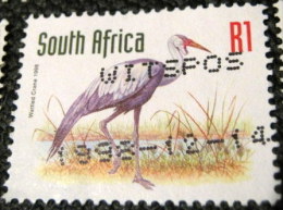 South Africa 1997 Bugeranus Carunculatus Crane Bird 1r - Used - Gebruikt