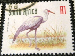 South Africa 1997 Bugeranus Carunculatus Crane Bird 1r - Used - Gebraucht