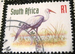 South Africa 1997 Bugeranus Carunculatus Crane Bird 1r - Used - Gebraucht