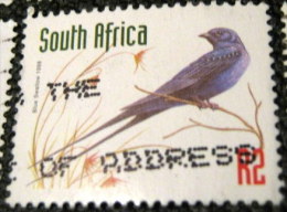 South Africa 1997 Hirundo Atrocaerulea Bird 2r - Used - Oblitérés