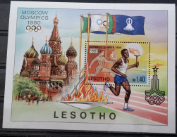 Lesotho, 1980, Mi: Block 5 (MNH) - Summer 1980: Moscow