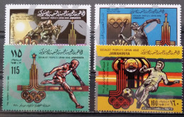 Libya, 1979, Mi: 767/70 (MNH) - Summer 1980: Moscow