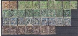 Lot 114 France 35 Old Different Stamps - Otros & Sin Clasificación