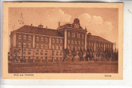 0-7127 TAUCHA, Schule, 1922, Franz. Militärpost - Taucha