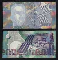 Test Note DE LA RUE "Newton Trial Typ 2 A"  Testnote, Beids. Druck, RRR, UNC - Andere - Europa