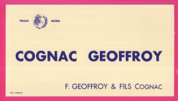 B115 - BUVARD -    COGNAC GEOFFROY - F. Geoffroy & Fils  Cognac - Liqueur & Bière