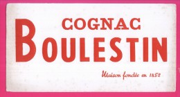 B124 - BUVARD -  COGNAC BOULESTIN  - BOULESTIN  Maison Fondée En 1852 - Drank & Bier