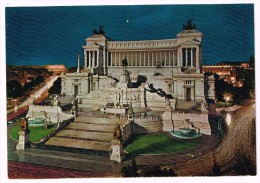 M3411 Roma - Monumento A Vittorio Emanuele II - Notturno Notte Nuit Night Nacht Noche / Non Viaggiata - Altare Della Patria