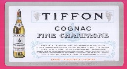 B129 - BUVARD -  TIFFON - COGNAC FINE CHAMPAGNE - Liqueur & Bière