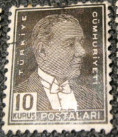 Turkey 1931 Kemal Ataturk 10k - Used - Used Stamps