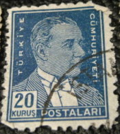 Turkey 1951 Kemal Ataturk 20k - Used - Usati