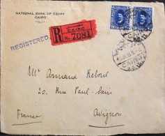 EGYPTE - Fragment De Lettre Oblitérée Et Affranchie - Année 1935 - En Bon Etat - - Storia Postale