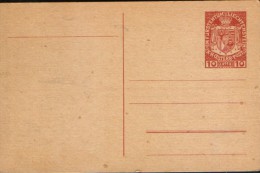 Liechtenstein - Postal Stationery Postcard Unused No.1  - 2/scans - Enteros Postales