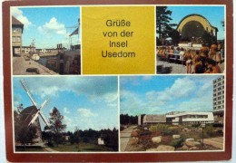 Gruß Von Der Insel Usedom - Kreis Wolgast - Ostsee - DDR-Karte Gelaufen - Mecklenburg-Vorpommern - Usedom