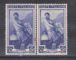 Italy 1950 Mi Nr  807X2   (a1p6) - 1946-60: Neufs