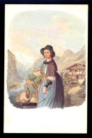 Oesterr.-Ungar. Volkstypen Ser. XIII. Titoler Nr.8 - Madchen Aus Tux / Postcard Not Circulated - Vestuarios