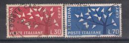 Italy    1962 Mi Nr 1129/30  Europa    (a1p6) - 1961-70: Oblitérés