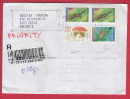 181101 / 2015 - Registered Letter SOFIA - NEW YORK AMERICA , RETOUR TO Bulgaria Bulgarie Bulgarien Bulgarije - Storia Postale