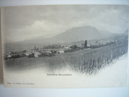 CPA Suisse - Canton De Neuchâtel - Corcelles Près De Neuchâtel - Montagne, Vignes - Vers 1900 Dos Non Divisé - Corcelles